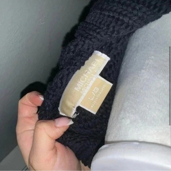 Michael Kors Knit Turtleneck with Button Detail - Picture 5 of 8